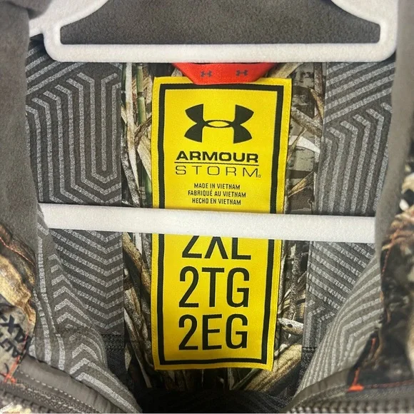 Under Armour Storm3 Cold Gear Realtree MAX-5Camo Half Zip Jacket Pullover - Picture 11 of 16
